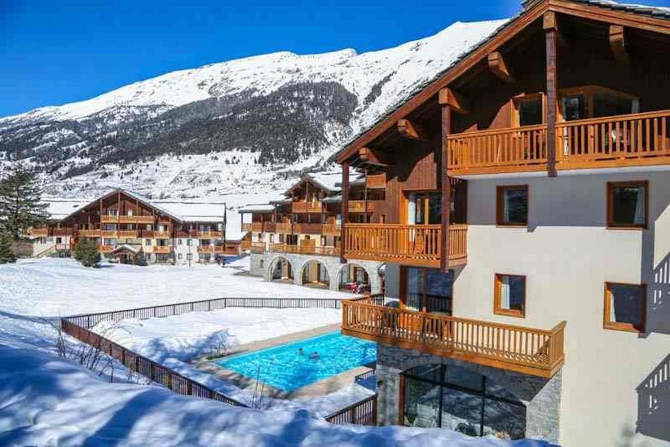 Residence Les Alpages 4 Etoiles - Appartement 4 Personnes - Piscine, Hammam, Sauna, Jacuzzi - Valcenis 73480 Ланслебург-Мон-Сени Екстериор снимка